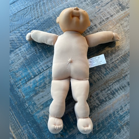 Vintage Cabbage Patch Kid Bald Blue Eyes One Dimple 1978 1982 - Picture 1 of 12